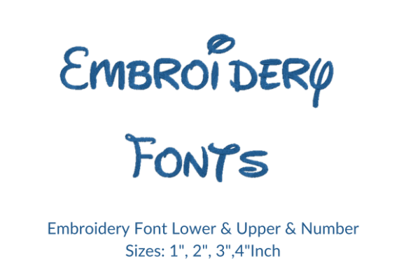 Download Embroidery Fonts Design - Embroidery font Collection