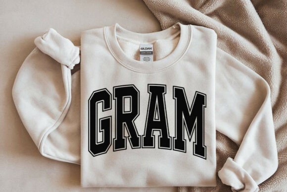 Download Retro Gram Varsity Design: - Gram Collection