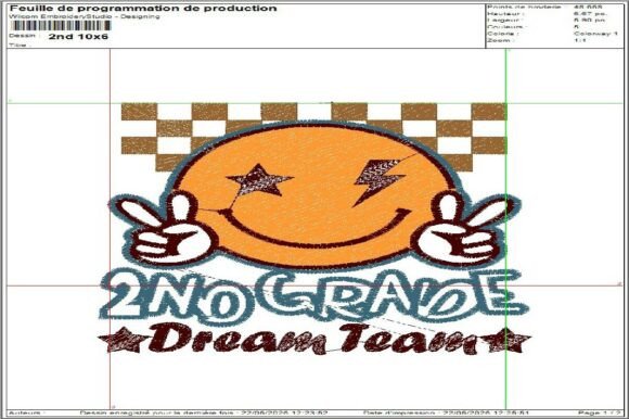 Download 2ND Grade Team Embroidery PES,DST,EXPJEF - Embroidery pes Collection