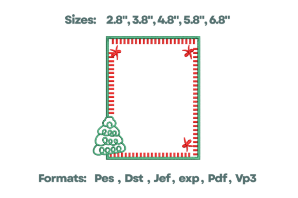 Download Vertical Tree Frame Monogram Border - Gram Collection