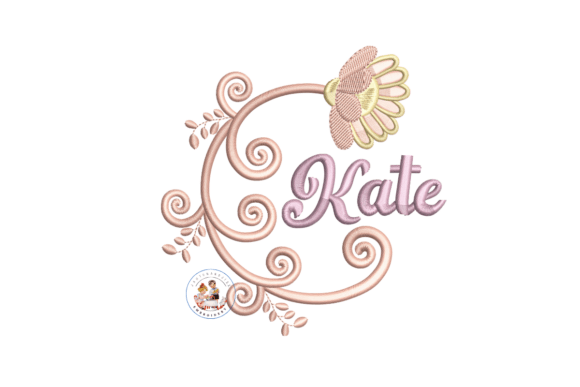 Download Jacobean Monogram Frame Embroidery - Gram Collection